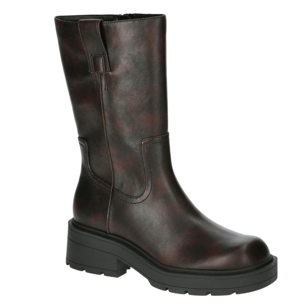 💜No Boundaries Memory Foam Women’s Pull on Lug Sole Boots Size:10